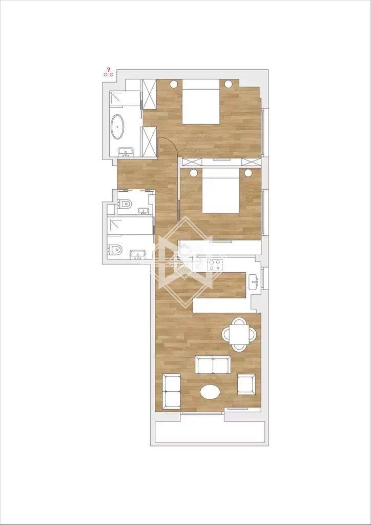 Sale Apartment MonteCarlo 2 Bedrooms Investment . Ref MC249